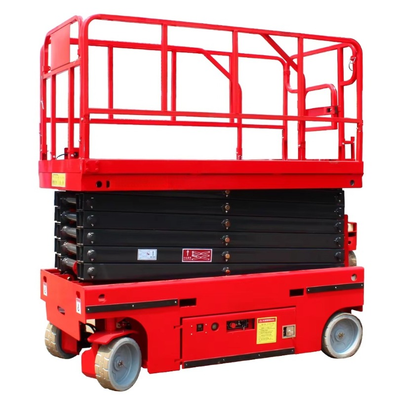 Scissor Lift Table Hydraulic - ราคา FOB แพลตฟอร์มยกแบบเคลื่อนที่ได้ด้วยตัวเอง แบบตีนตะขาบ ไฮดรอลิก แบบกรรไกร