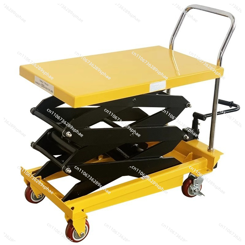 Scissor Lift Table Hydraulic - โต๊ะยกไฮดรอลิกแบบแมนนวล แท่นยกแบบกรรไกร โต๊ะทำงานเคลื่อนที่แบบเข็นสำหรับแม่พิมพ์