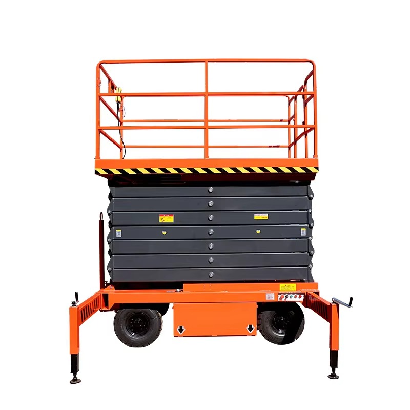 Scissor Lift Table Hydraulic - โต๊ะยกไฮดรอลิกไฟฟ้าแบบเคลื่อนที่สำหรับงานคลังสินค้า ไซต์ก่อสร้าง การบำรุงรักษาอาคาร โรงแรม และงานซ่อมแซม