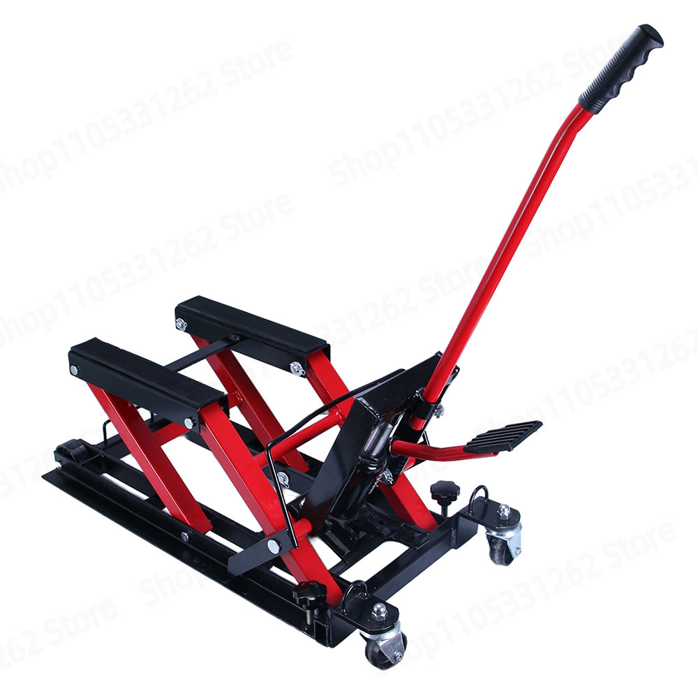 Scissor Lift Table Hydraulic - แท่นยกรถมอเตอร์ไซค์แบบไฮดรอลิกสำหรับงานหนัก, แท่นยกรถแบบกรรไกรสำหรับโรงรถ