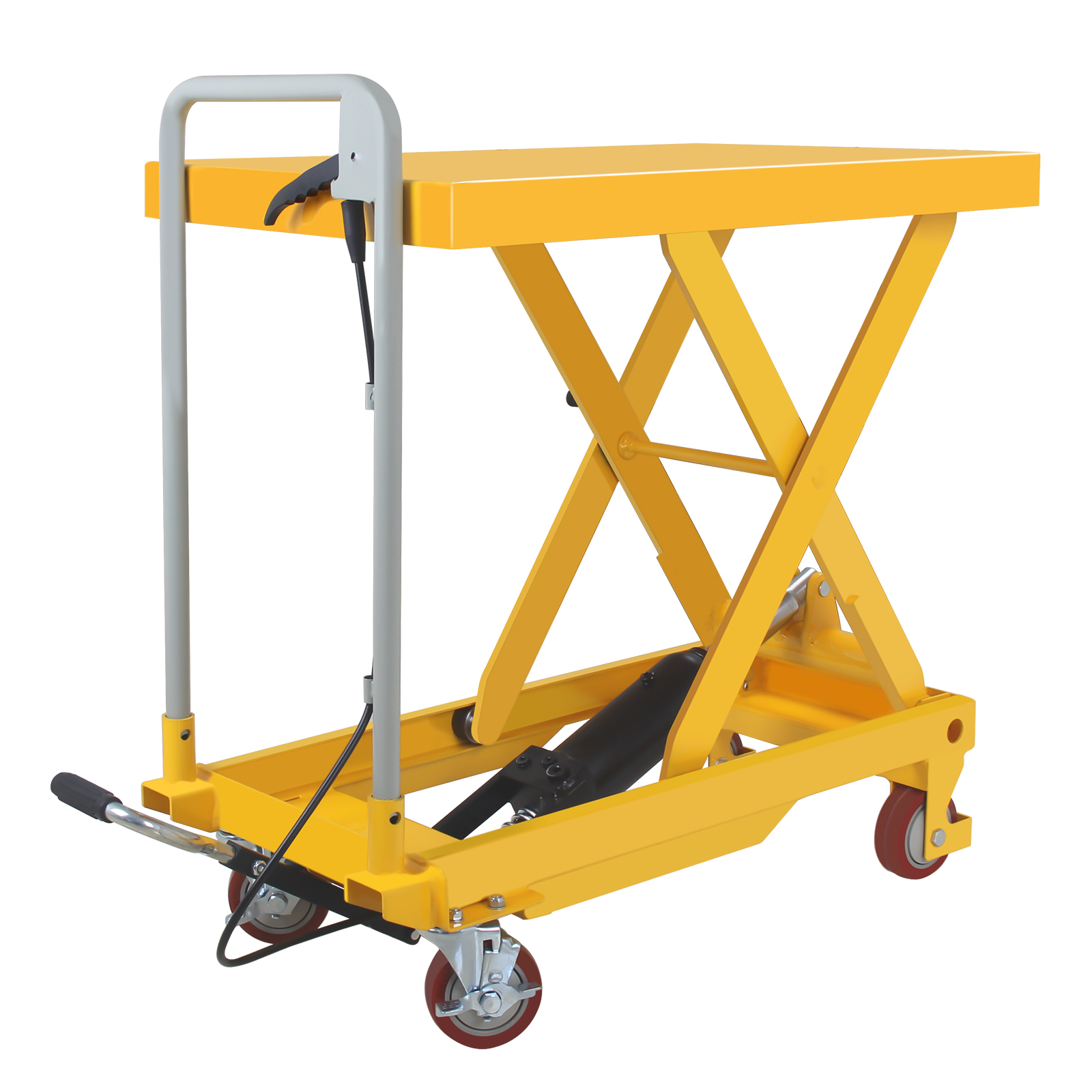 รถยกไฮดรอลิก 500 ปอนด์, รถยกแบ - Scissor Lift Table Hydraulic บทวิจารณ์และราคา