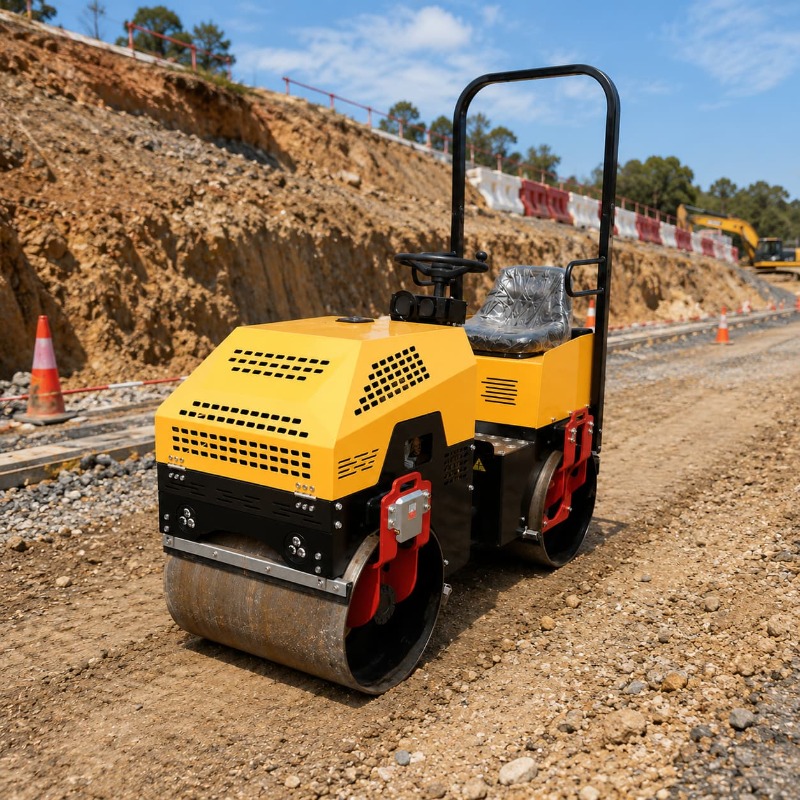 รถบดถนนแบบสั่นสะเทือนสองล้อ สำ - Heavy Equipment Construction บทวิจารณ์และราคา