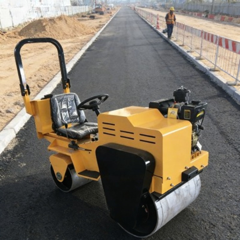 รถบดถนนแบบดรัมเดี่ยว เครื่องบด - Heavy Equipment Construction บทวิจารณ์และราคา
