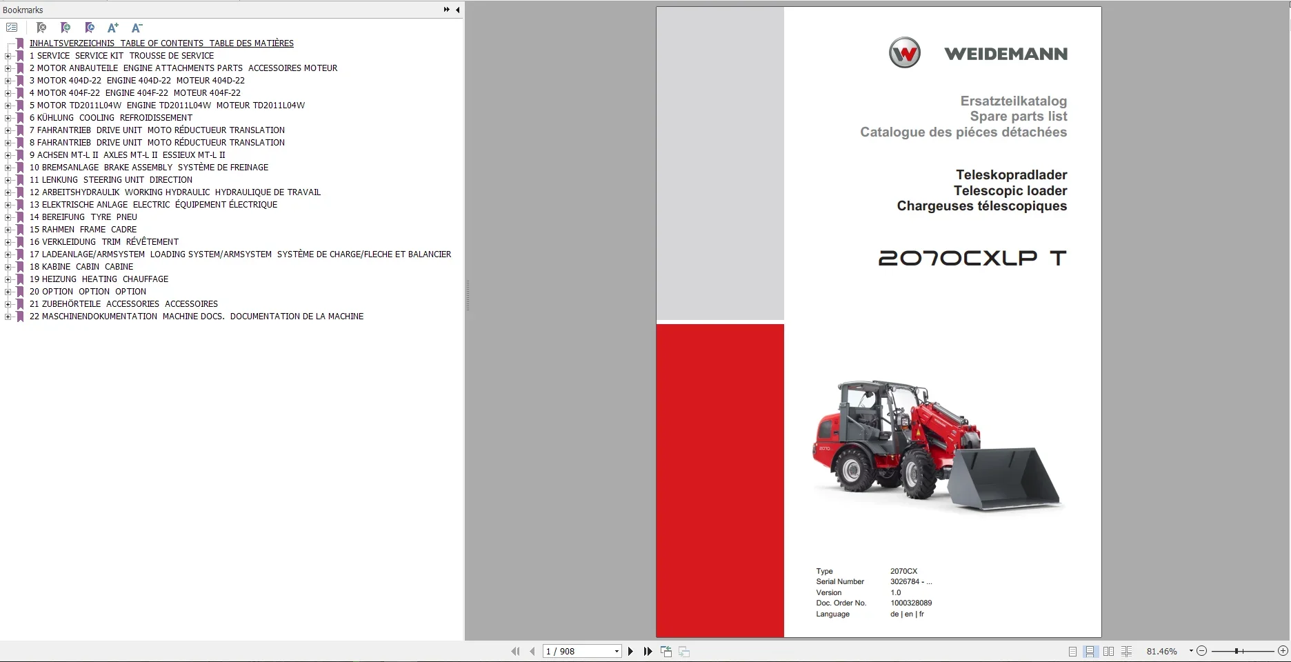 EPC-SOFTWARE Weidemann แคตตาล็ - Heavy Equipment Software บทวิจารณ์และราคา