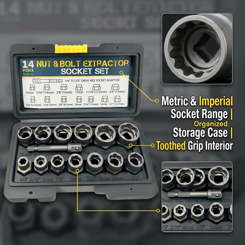 ชุดเครื่องมือถอดสลักเกลียว 14  - Heavy Equipment Repair บทวิจารณ์และราคา